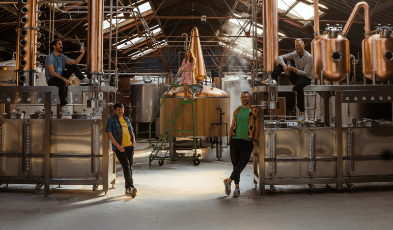 Workers in the Distillery